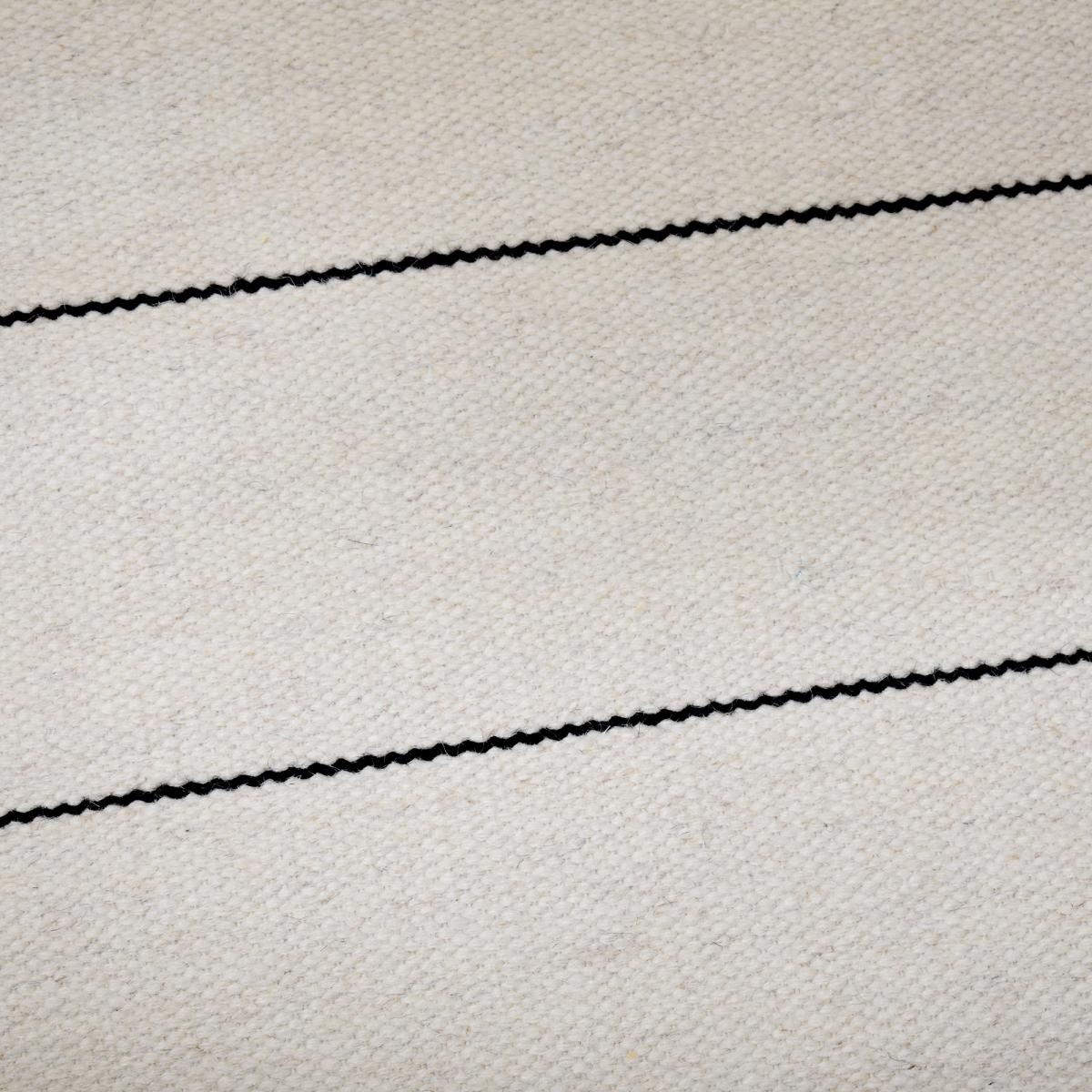 Tapis salon et chambre fait main en laine motif simple NIMBUS — vue 5