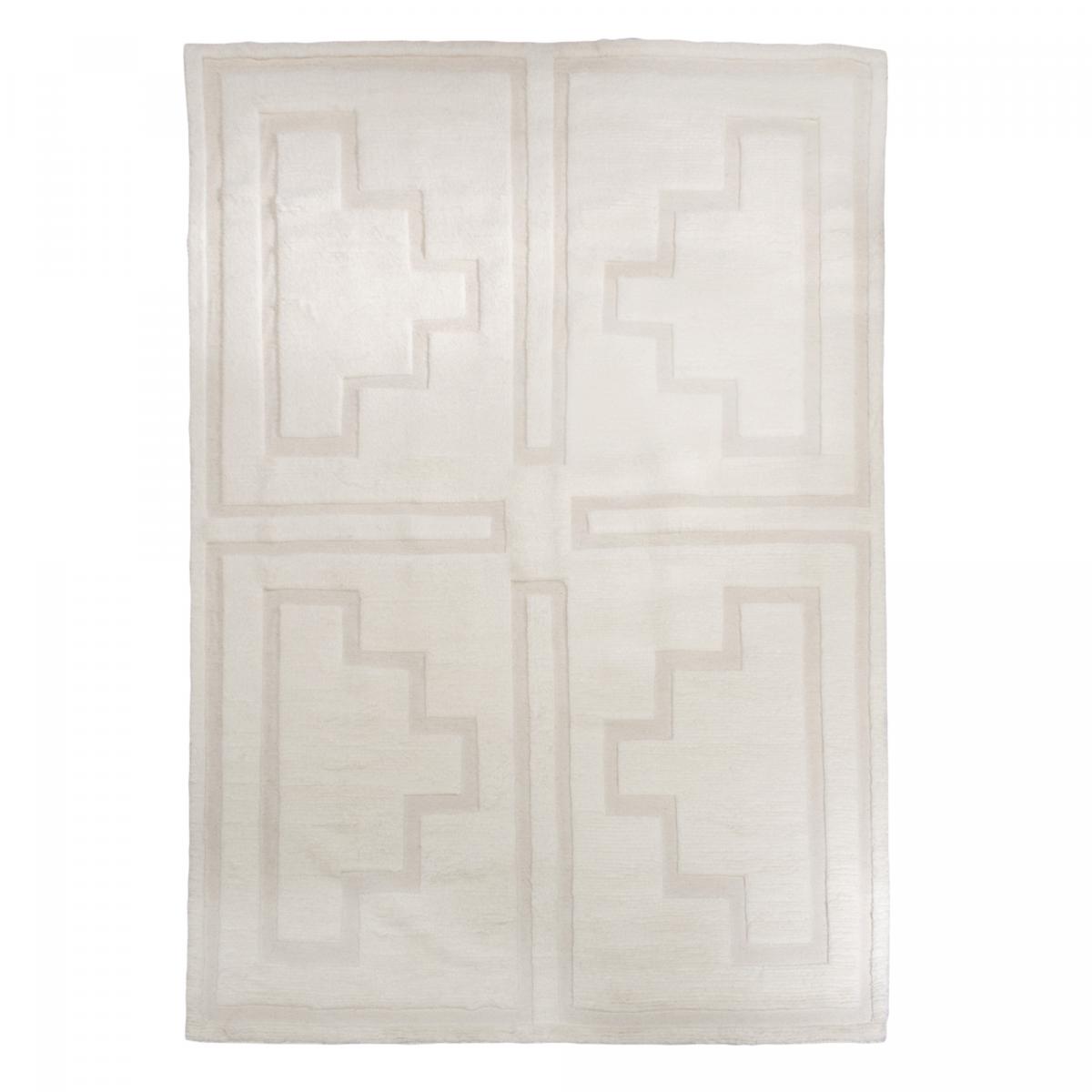 Tapis salon CALISTA en laine Fait main