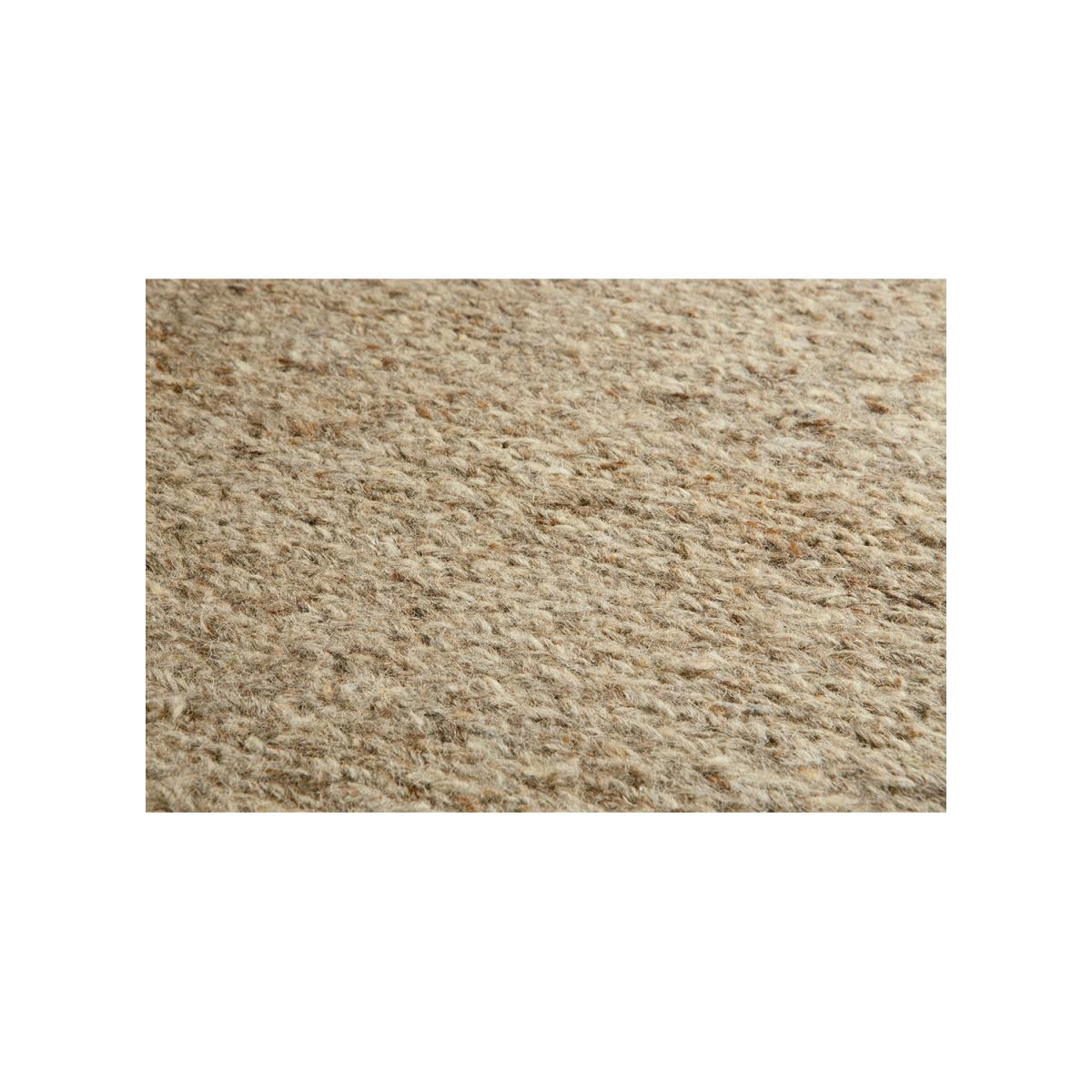 Tapis kilim fait main en laine motif uni LOOK 406 — vue 4