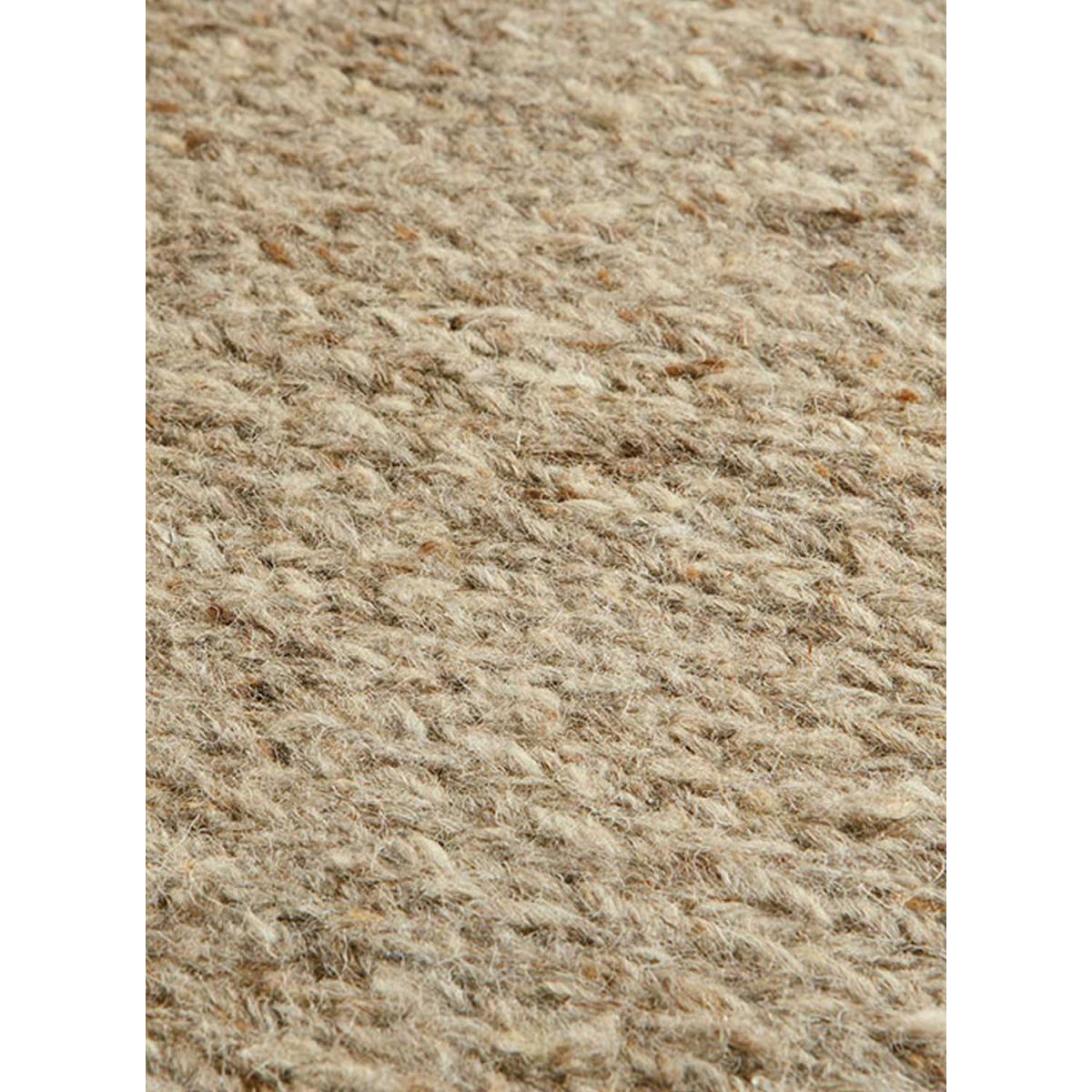 Tapis kilim fait main en laine motif uni LOOK 406 — vue 5