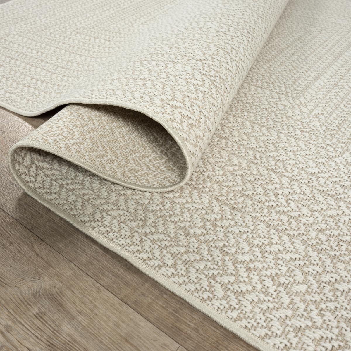 Tapis extérieur intérieur LYN13 REZY 1 aspect jute ton sur ton — vue 4