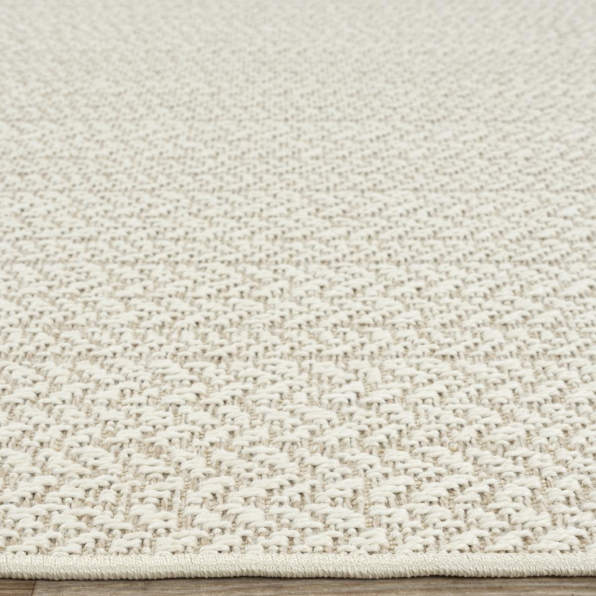 Tapis extérieur intérieur LYN13 REZY 1 aspect jute ton sur ton — vue 6