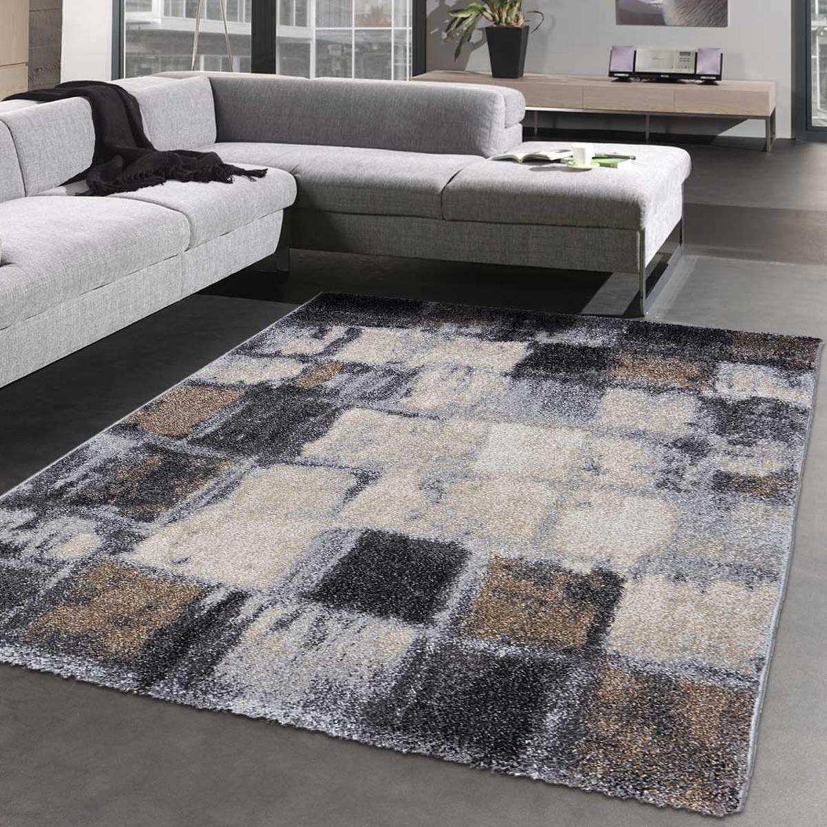 Tapis pour une chambre ou une entrée tissé motif géométrique ELEGANT 04 — vue 3