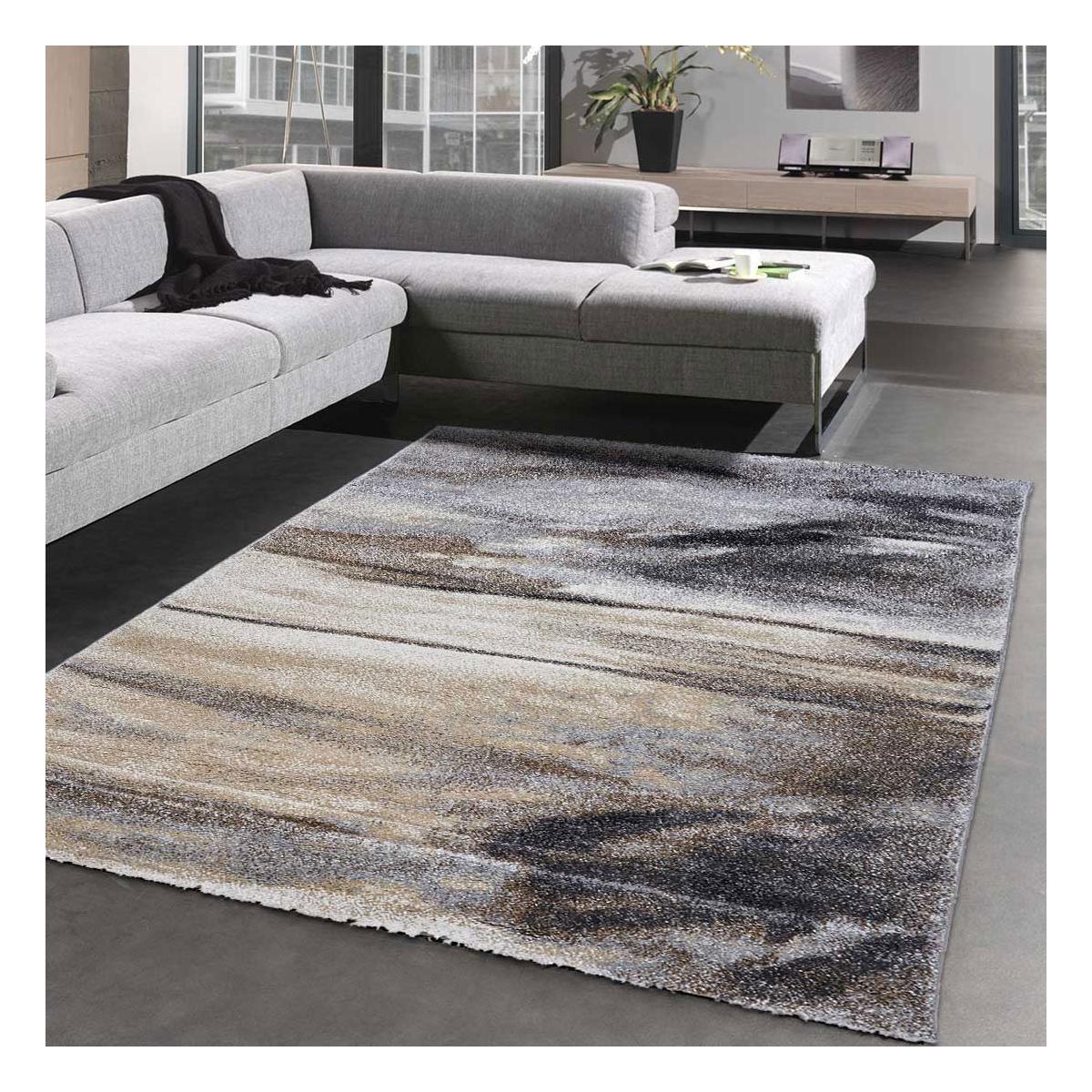 Tapis chambre tissé motif rond EL 55 — vue 3