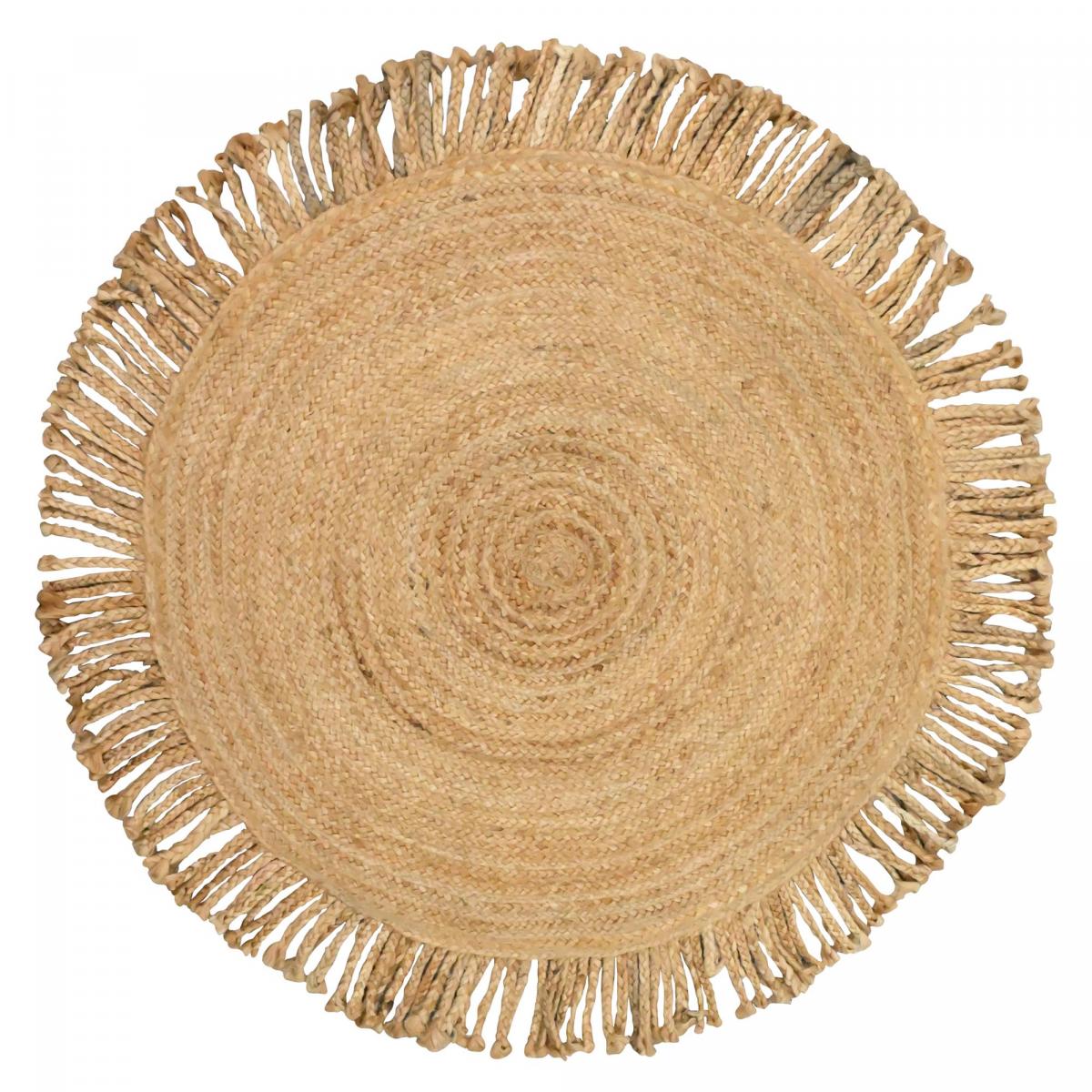 Tapis rond JT SATCH , tapis jute artisanal