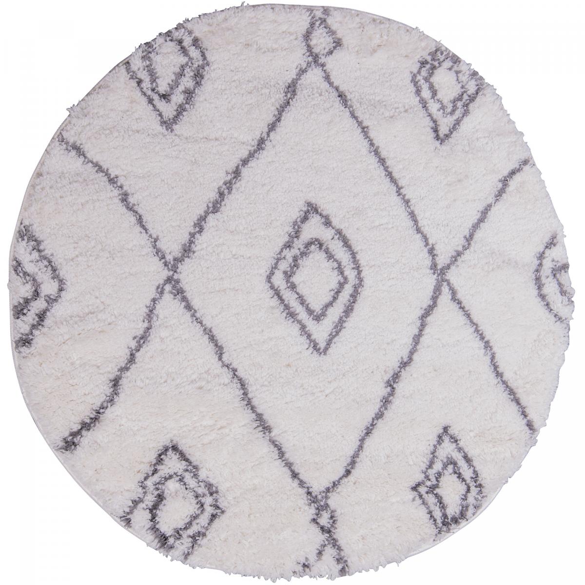 Tapis berbère tissé motif ethnic LYN4 DOUX 2 — vue 4