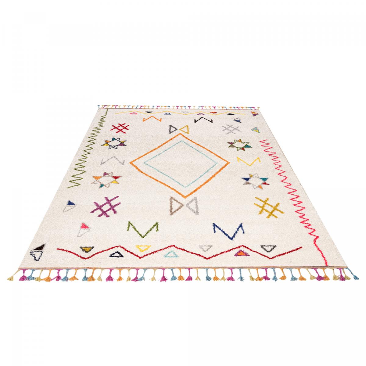Tapis berbère tissé motif ethnic LYN5 JADIDA — vue 5