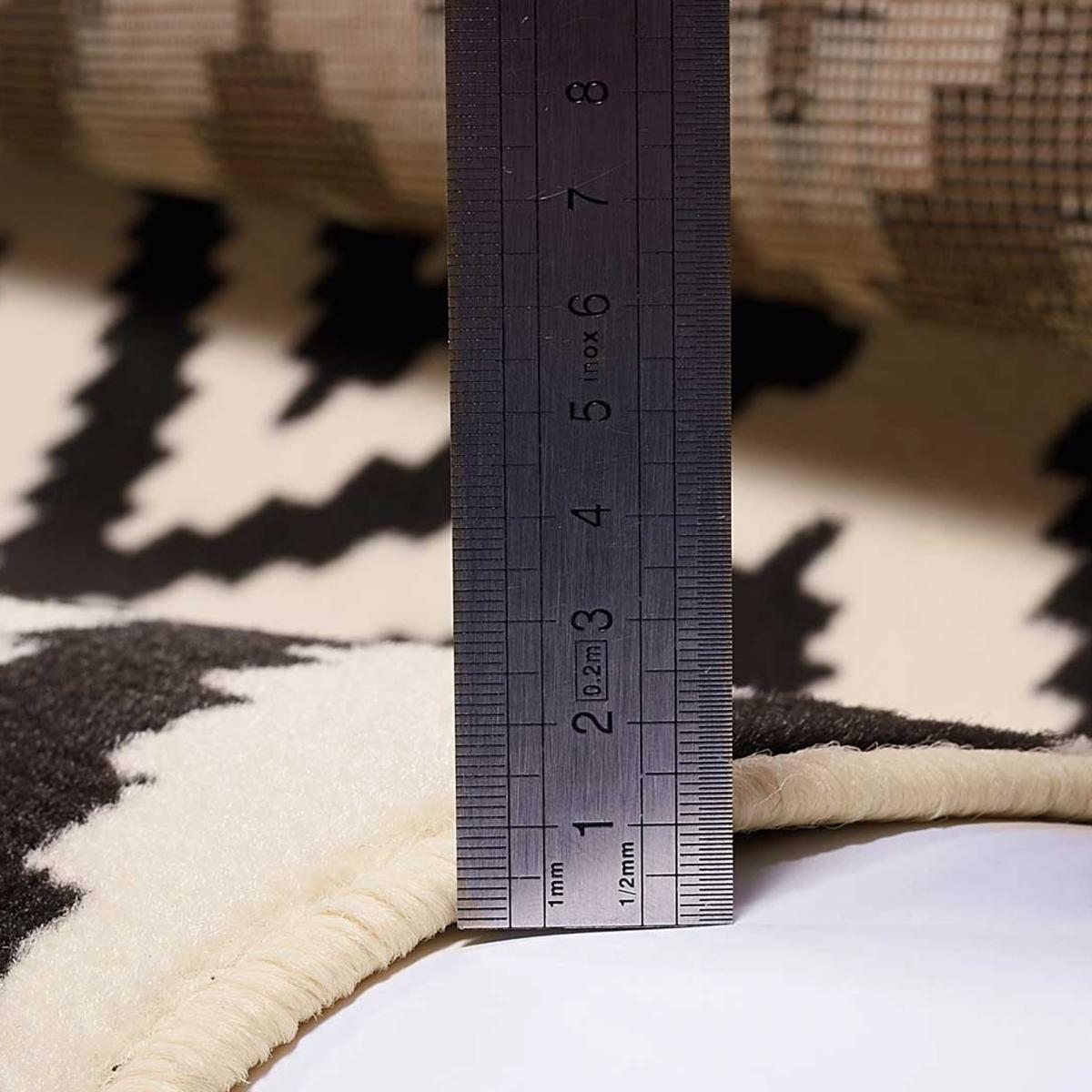 Tapis salon et chambre tissé motif scandinave LYN1 ROMA — vue 4