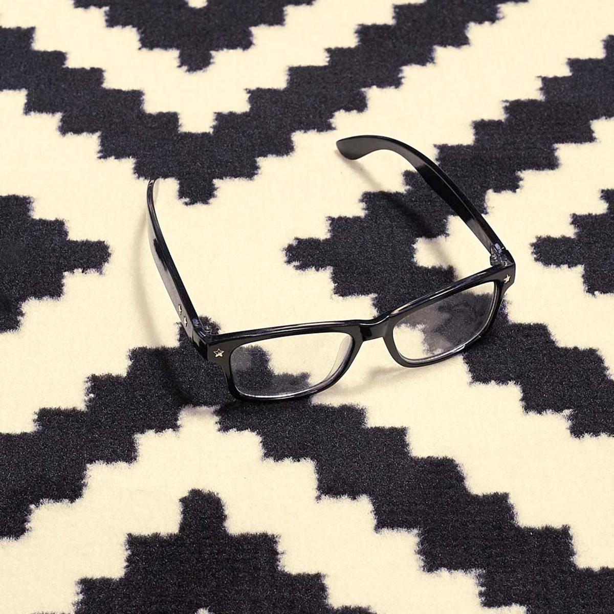 Tapis salon et chambre tissé motif scandinave LYN1 ROMA — vue 5