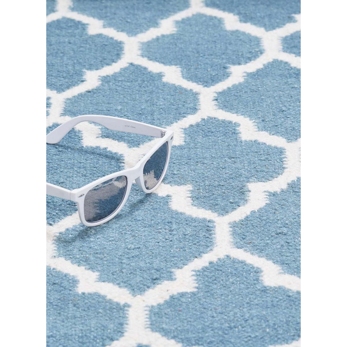 Tapis salon et chambre fait main en laine motif scandinave ARIFA — vue 4