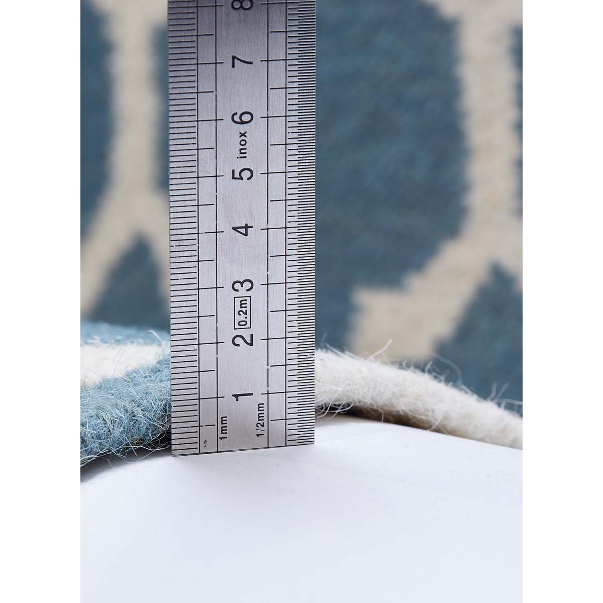 Tapis salon et chambre fait main en laine motif scandinave ARIFA — vue 5