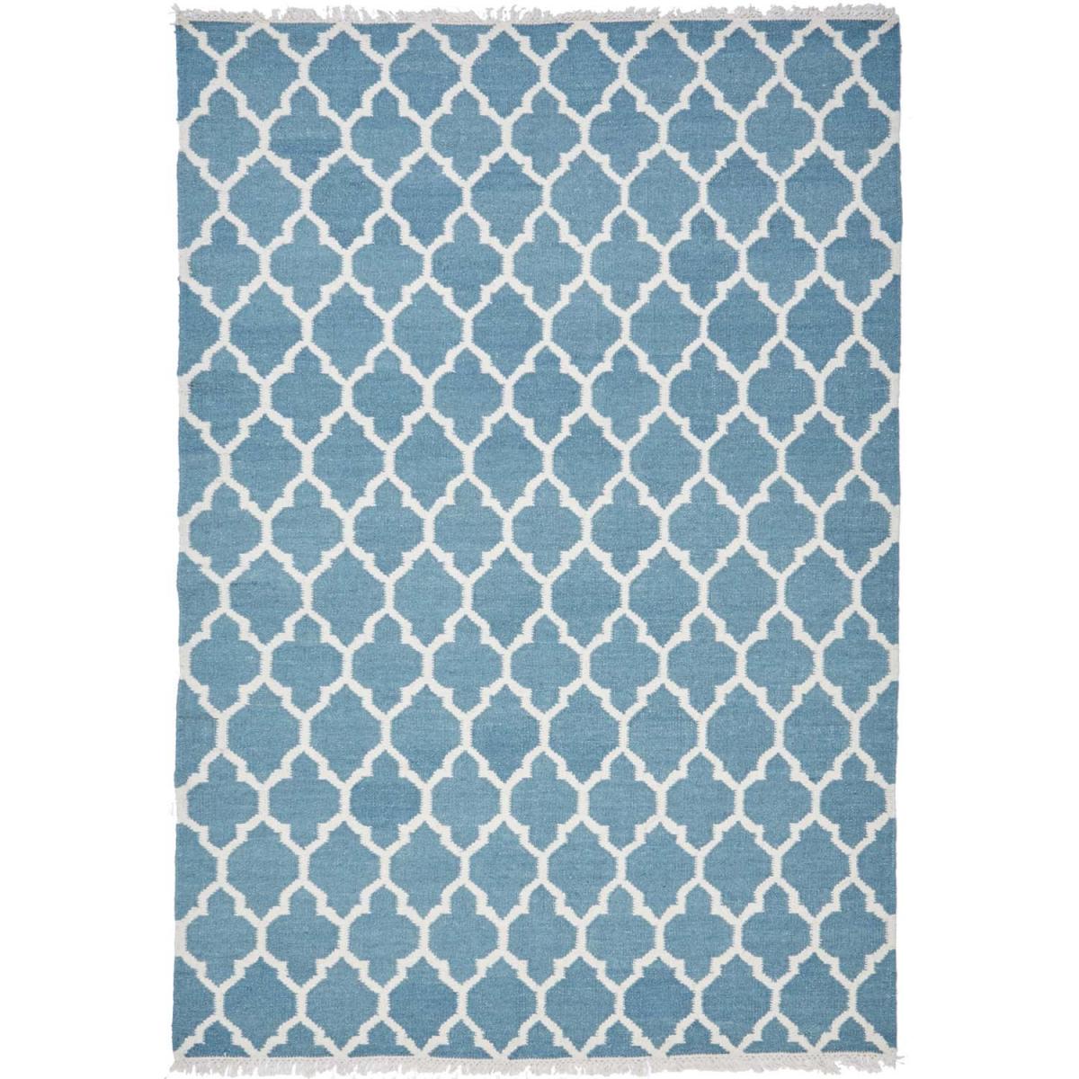 Tapis salon et chambre fait main en laine motif scandinave ARIFA