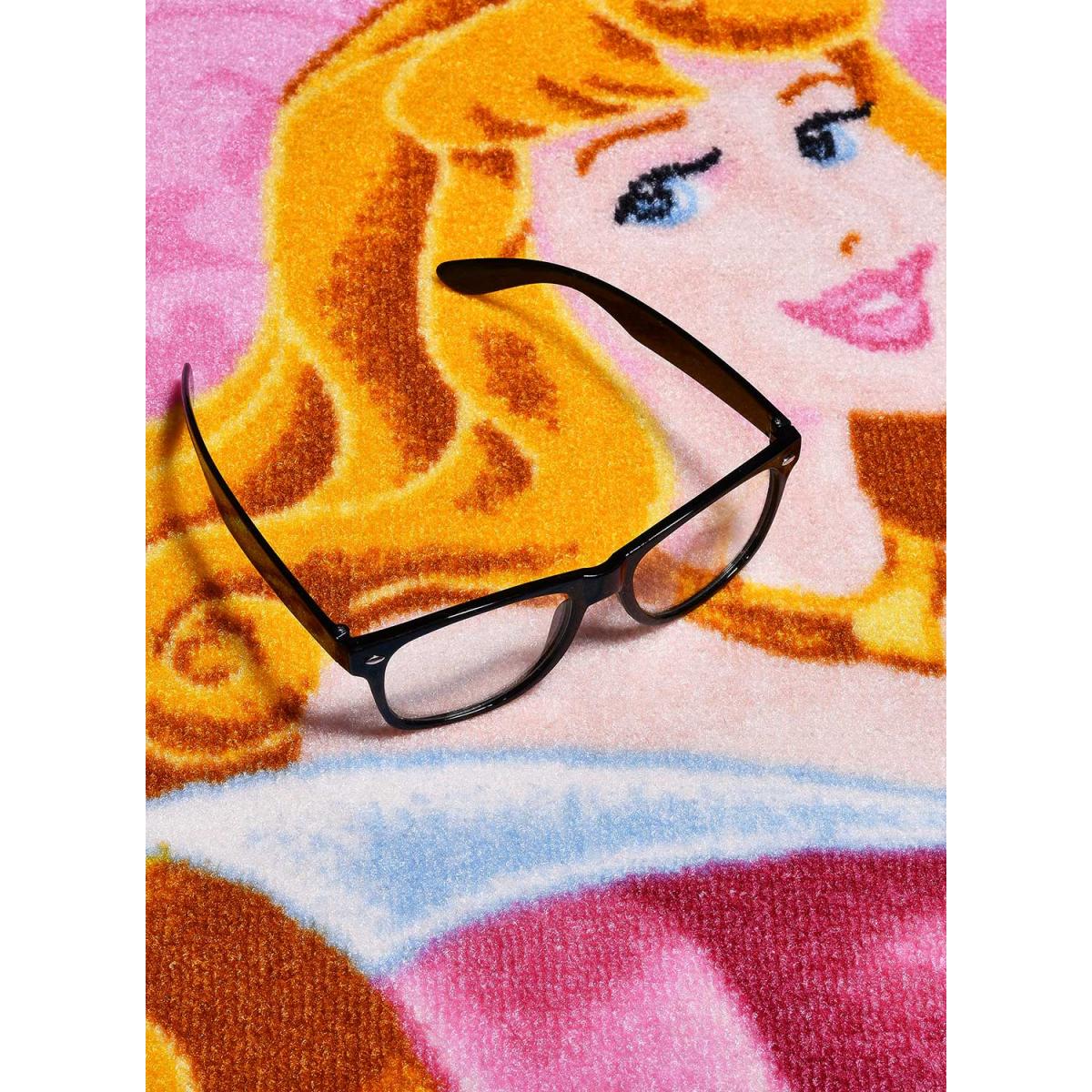 Tapis enfant Lavable 30° motif princesse LYN48 AURORA — vue 5