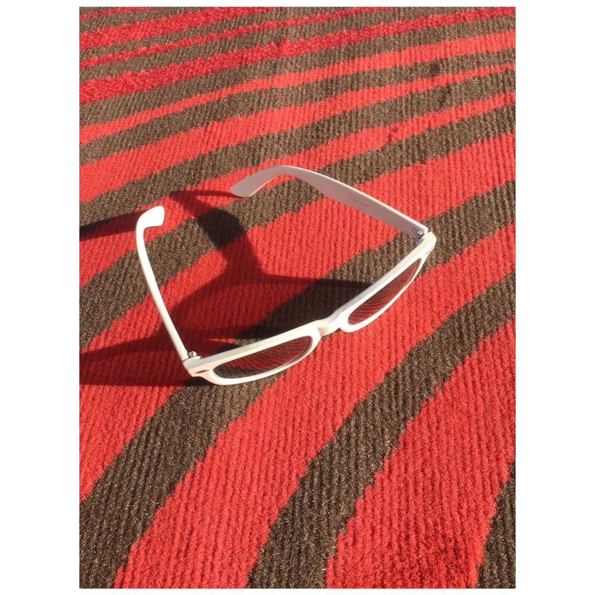 Tapis chambre tissé motif géométrique LYN1 ONDULA — vue 6