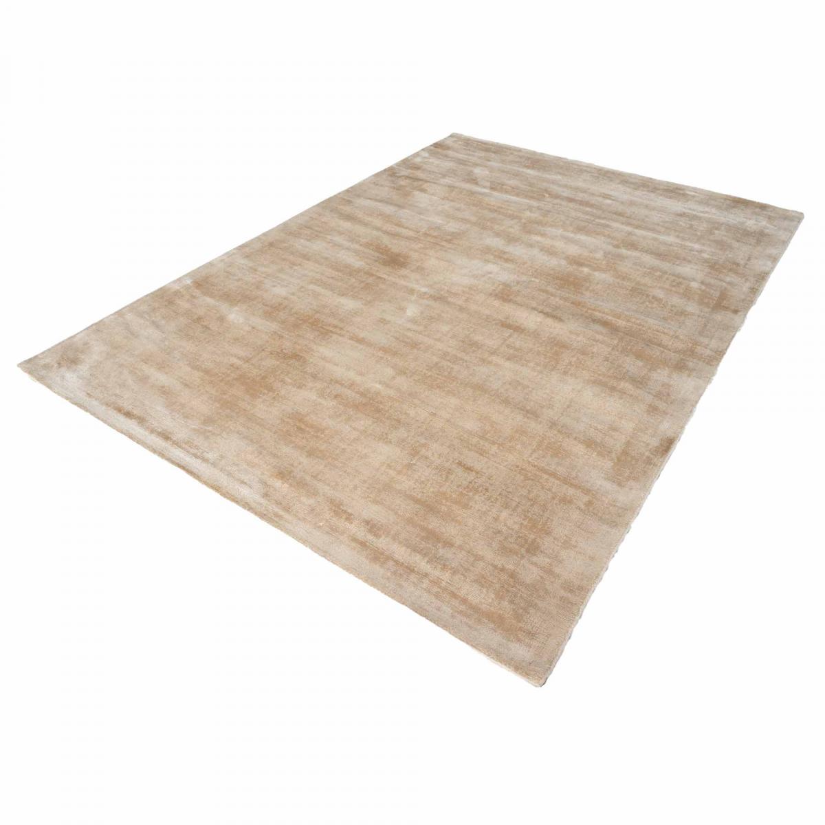 Tapis salon et chambre fait à la main en viscose motif uni NEO + — vue 5