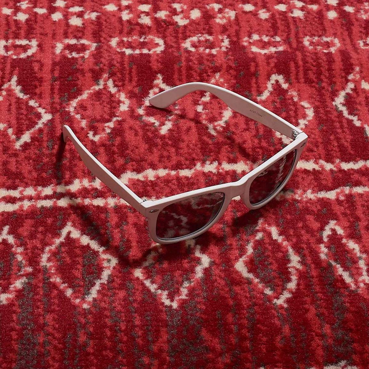 Tapis berbère tissé motifs tribaux LYN1 BERBI — vue 4