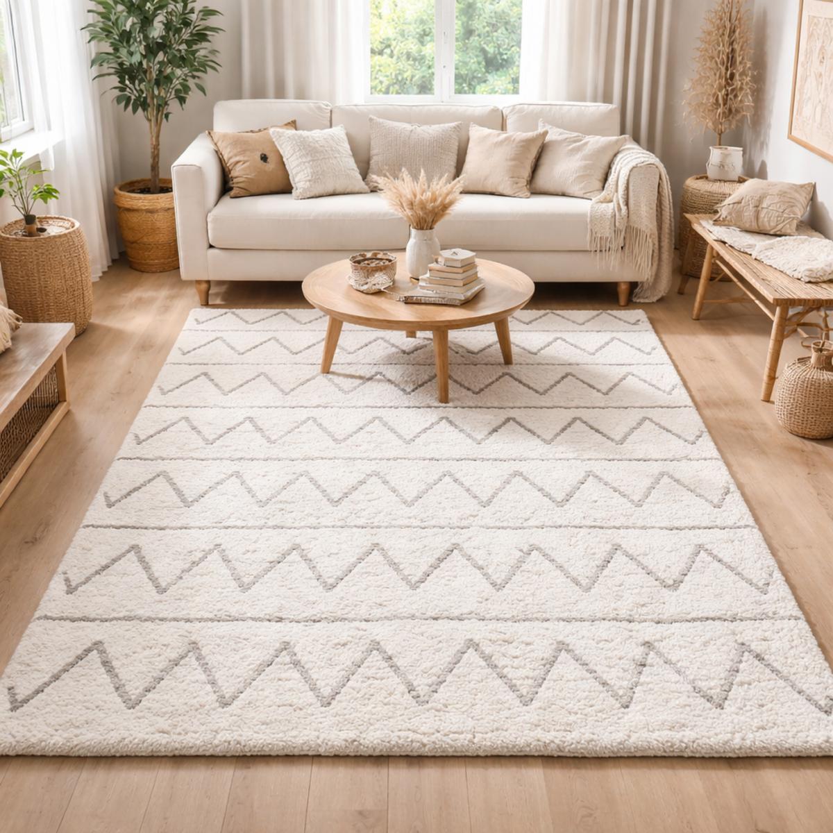 Authentique tapis berbère fait à la main en coton BIO BERBERE — vue 3