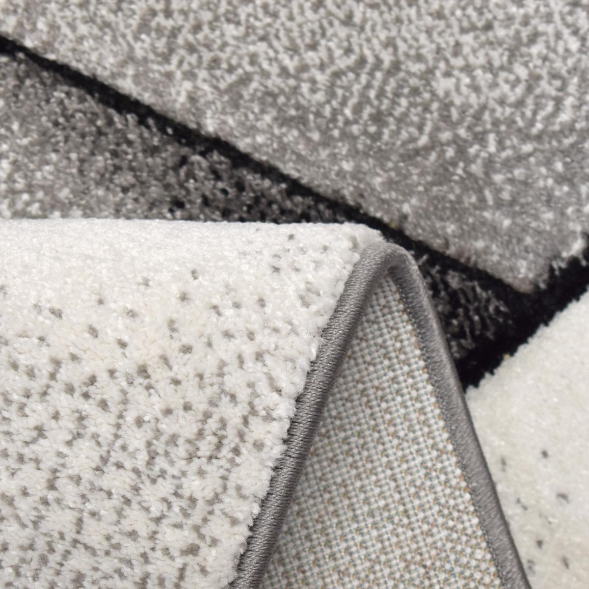 Tapis salon et chambre tissé motif géométrique PAR 3D — vue 4