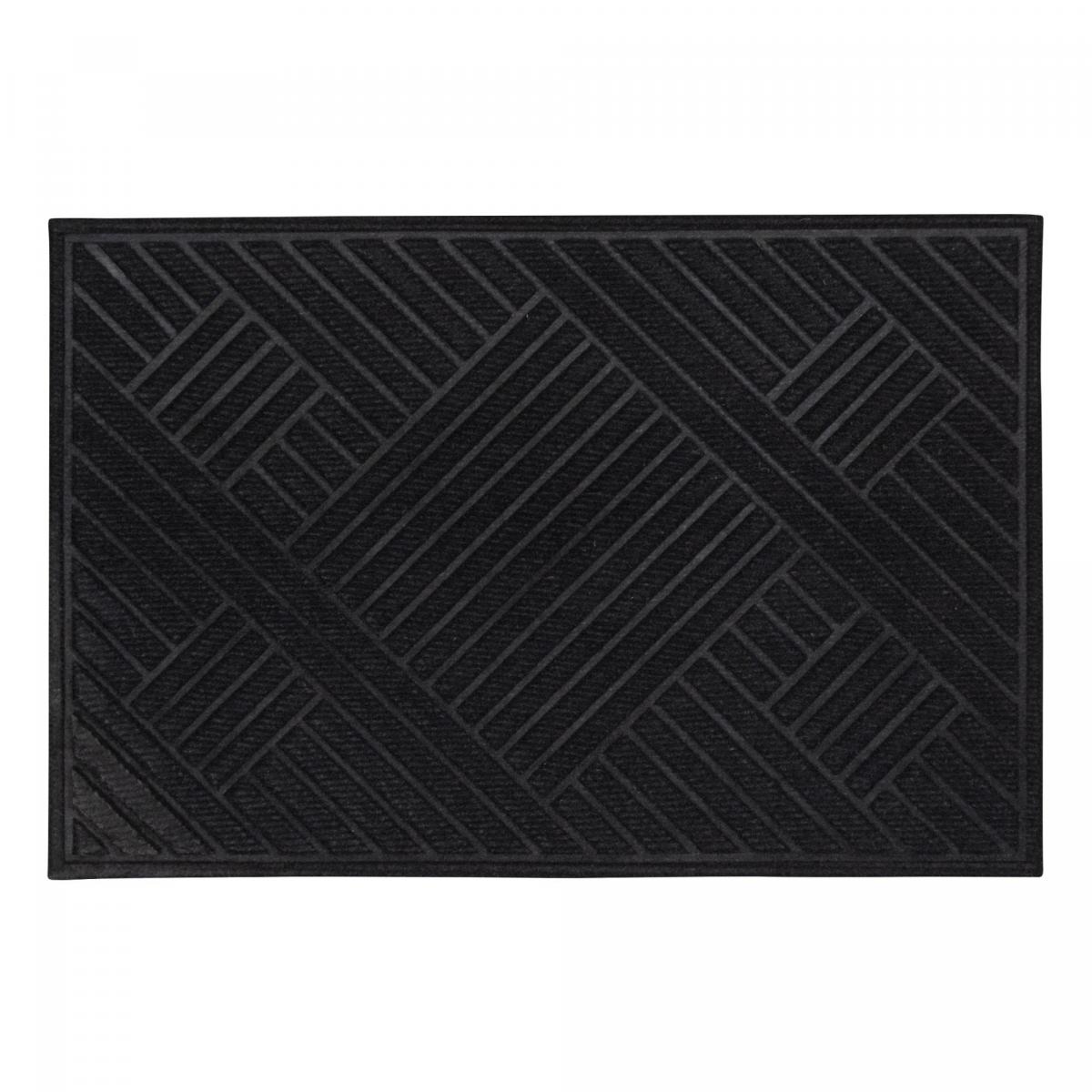 Paillasson géométrique, tissé kilim, graphique et épuré, BRUME