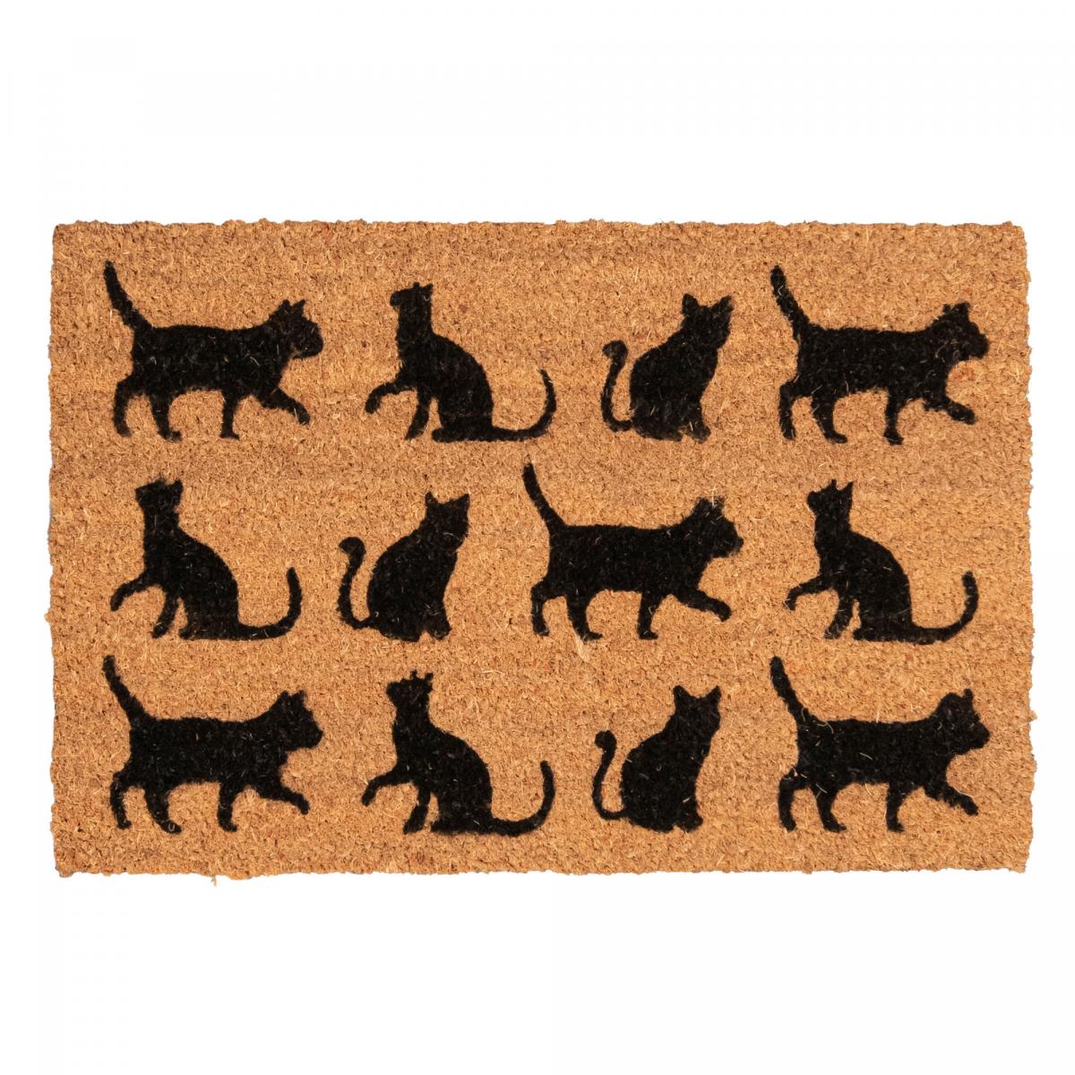 Paillasson motif animaux en relief, fibres naturelles tissées, CATWALK