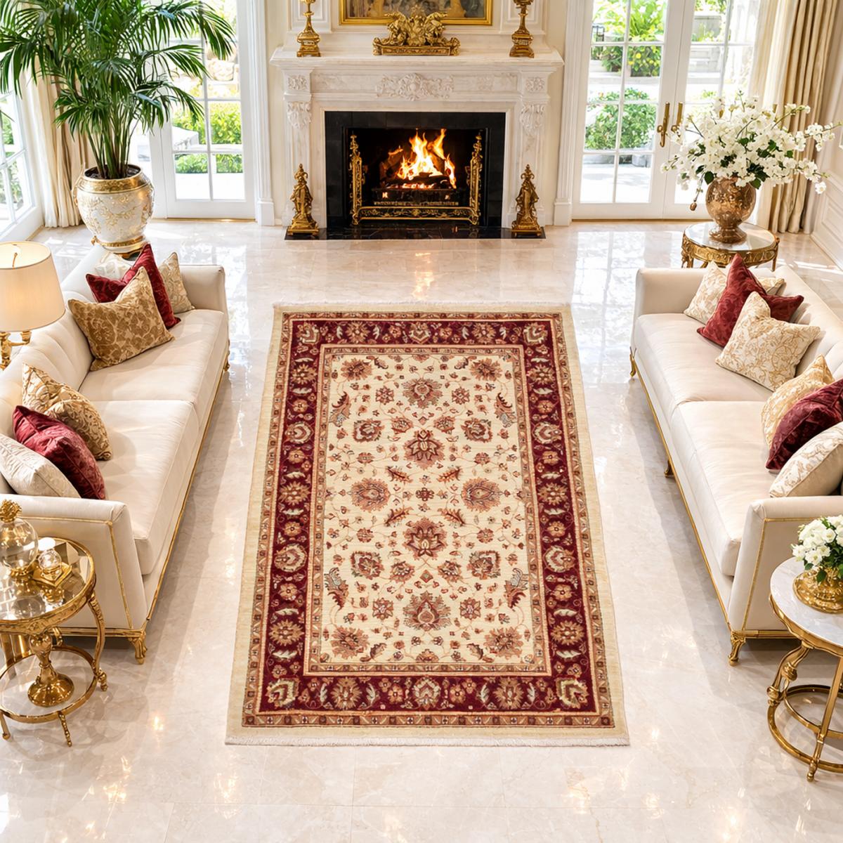Tapis orient tissé motif traditionnel CHOBAY A — vue 3
