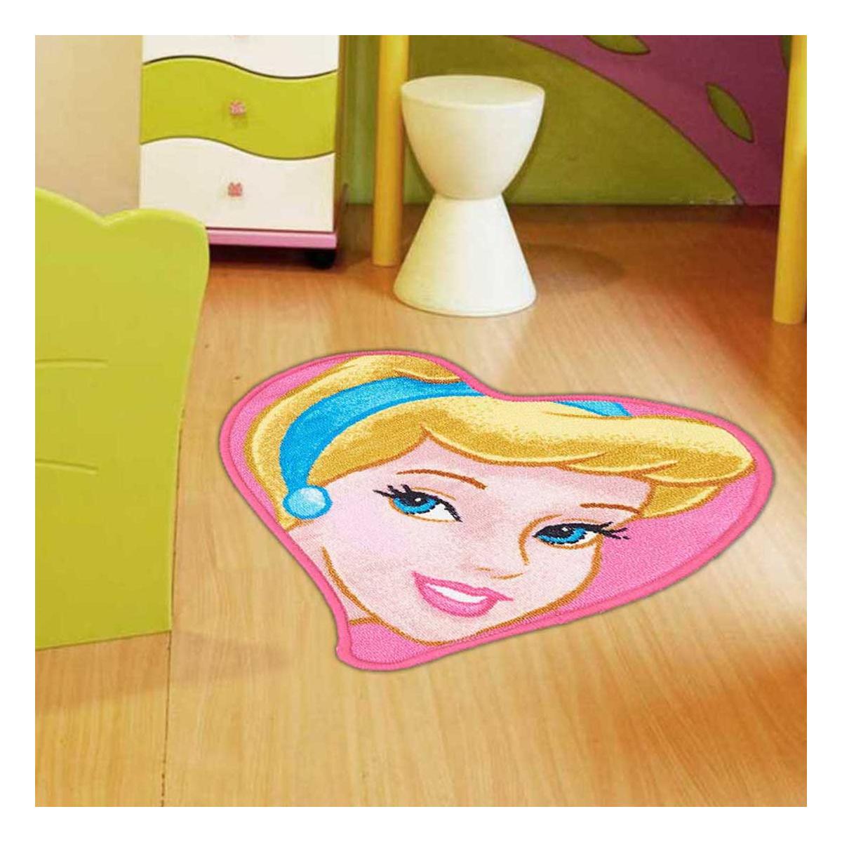Tapis enfant Lavable 30° motif princesse LYN48 CINDERELLA A — vue 3