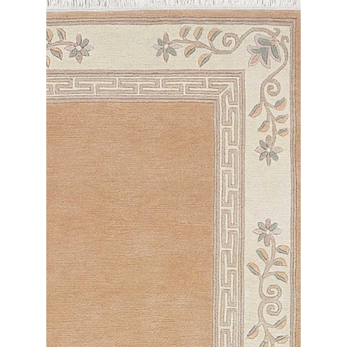 Tapis salon et chambre fait main en laine motif simple NAPISSA — vue 5