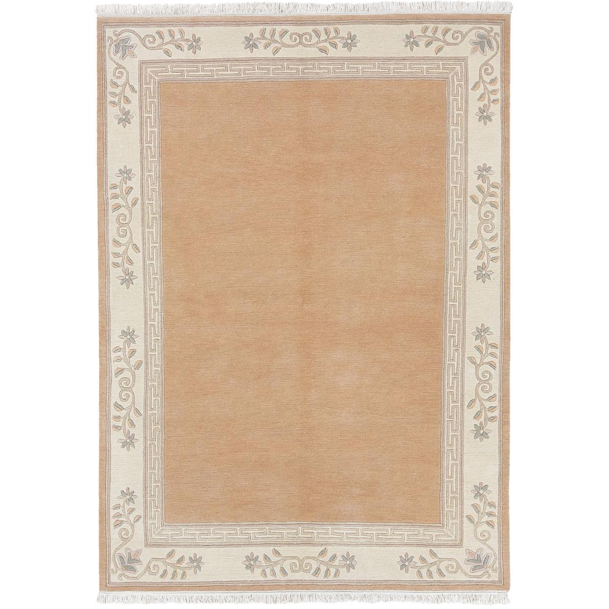 Tapis salon et chambre fait main en laine motif simple NAPISSA