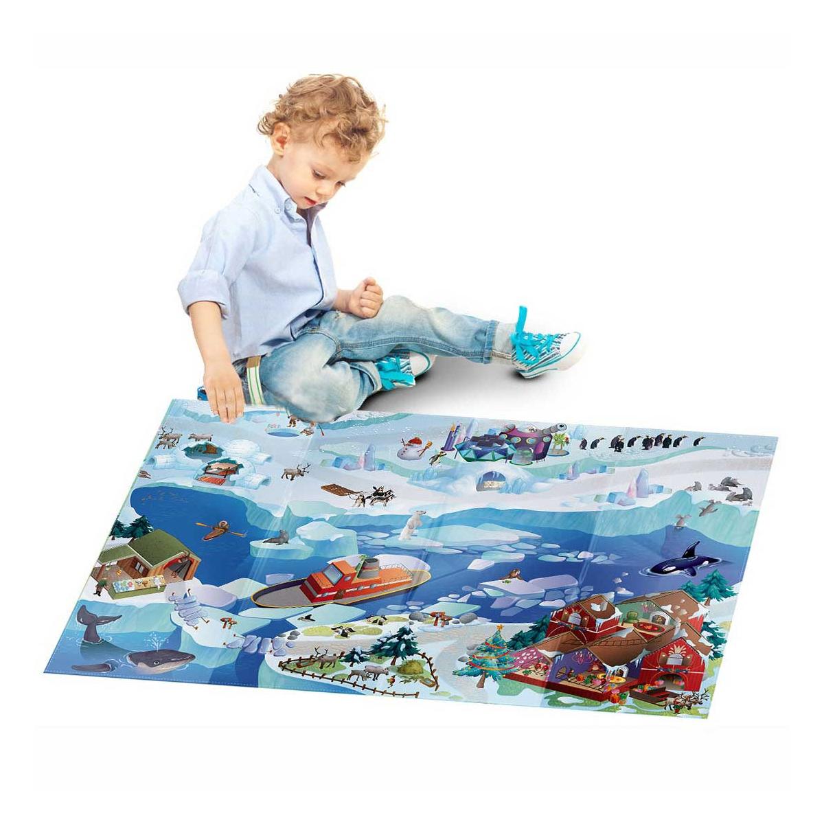 Tapis enfant tissé BANQUISE — vue 3