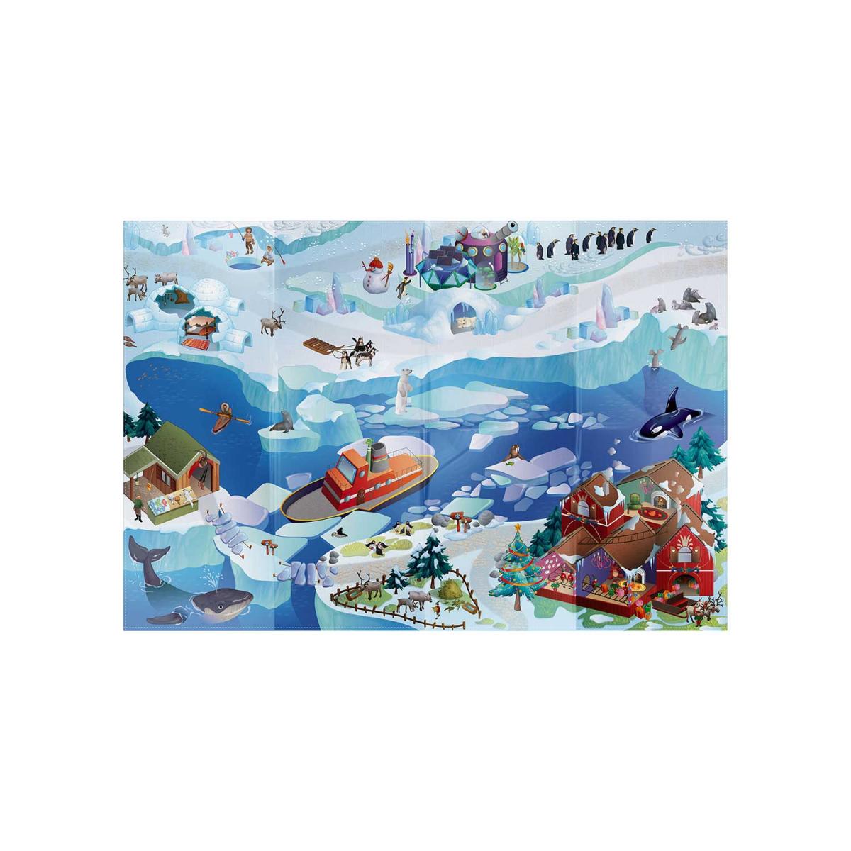 Tapis enfant tissé BANQUISE