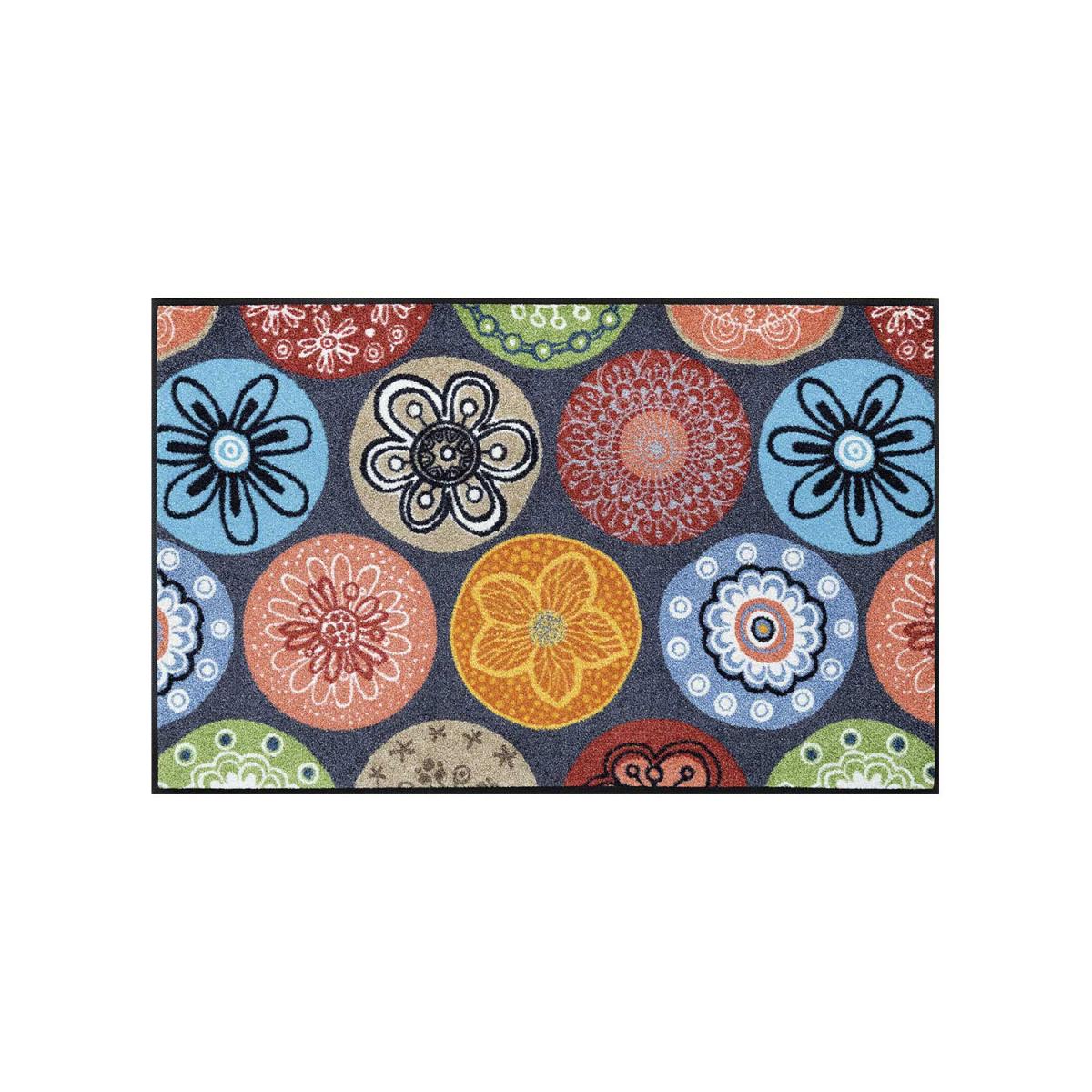 Tapis salon et chambre tissé motif géométrique CORALIS — vue 5