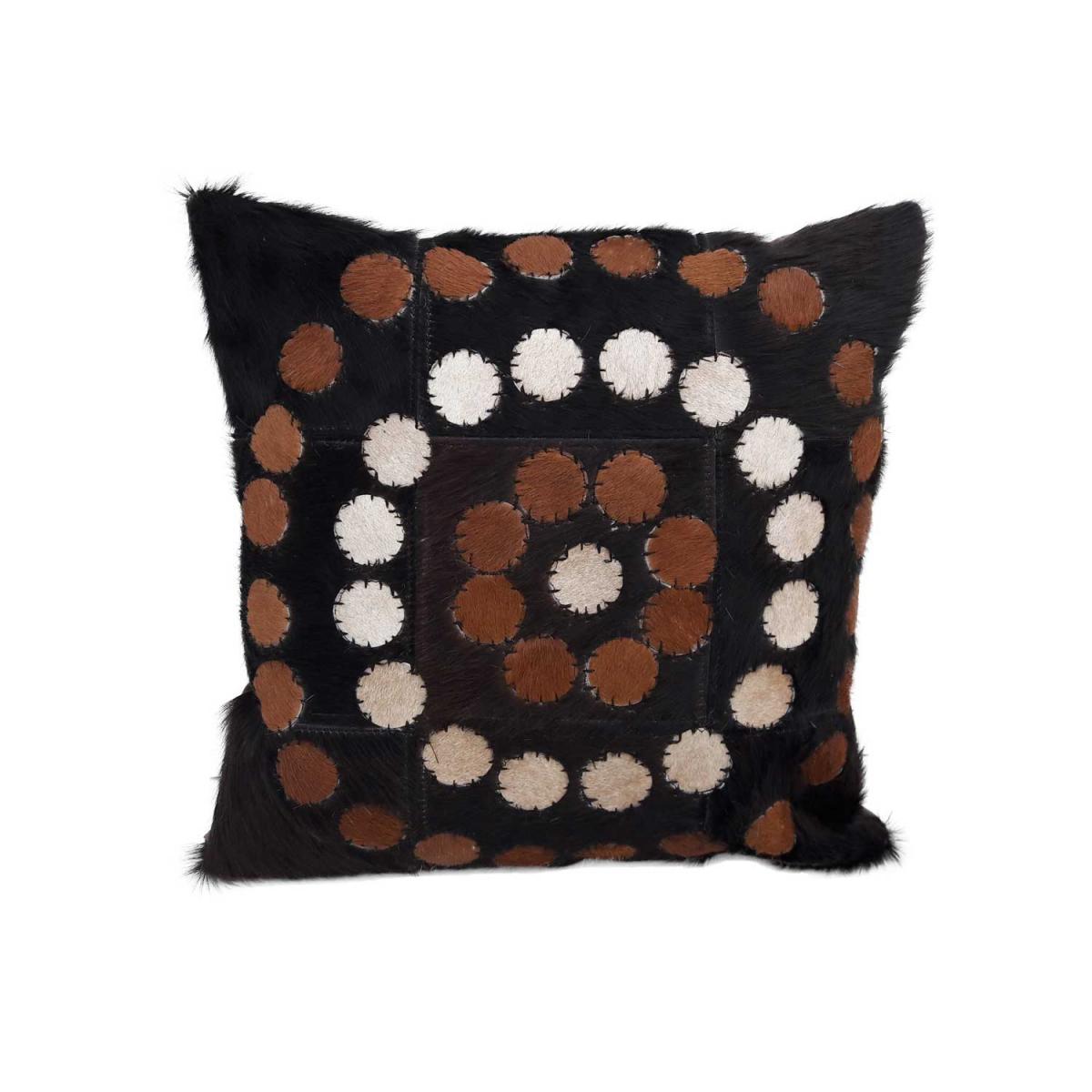 Coussin fait à la main en peau de vache PRESTIGE 4