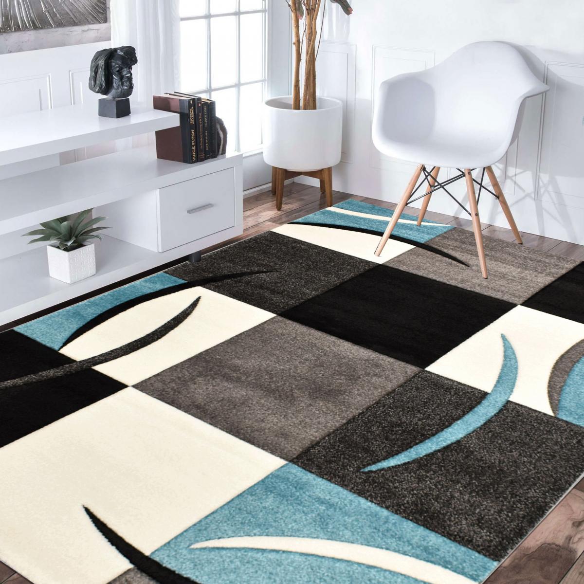 Tapis chambre tissé motif géométrique DI 65 — vue 3