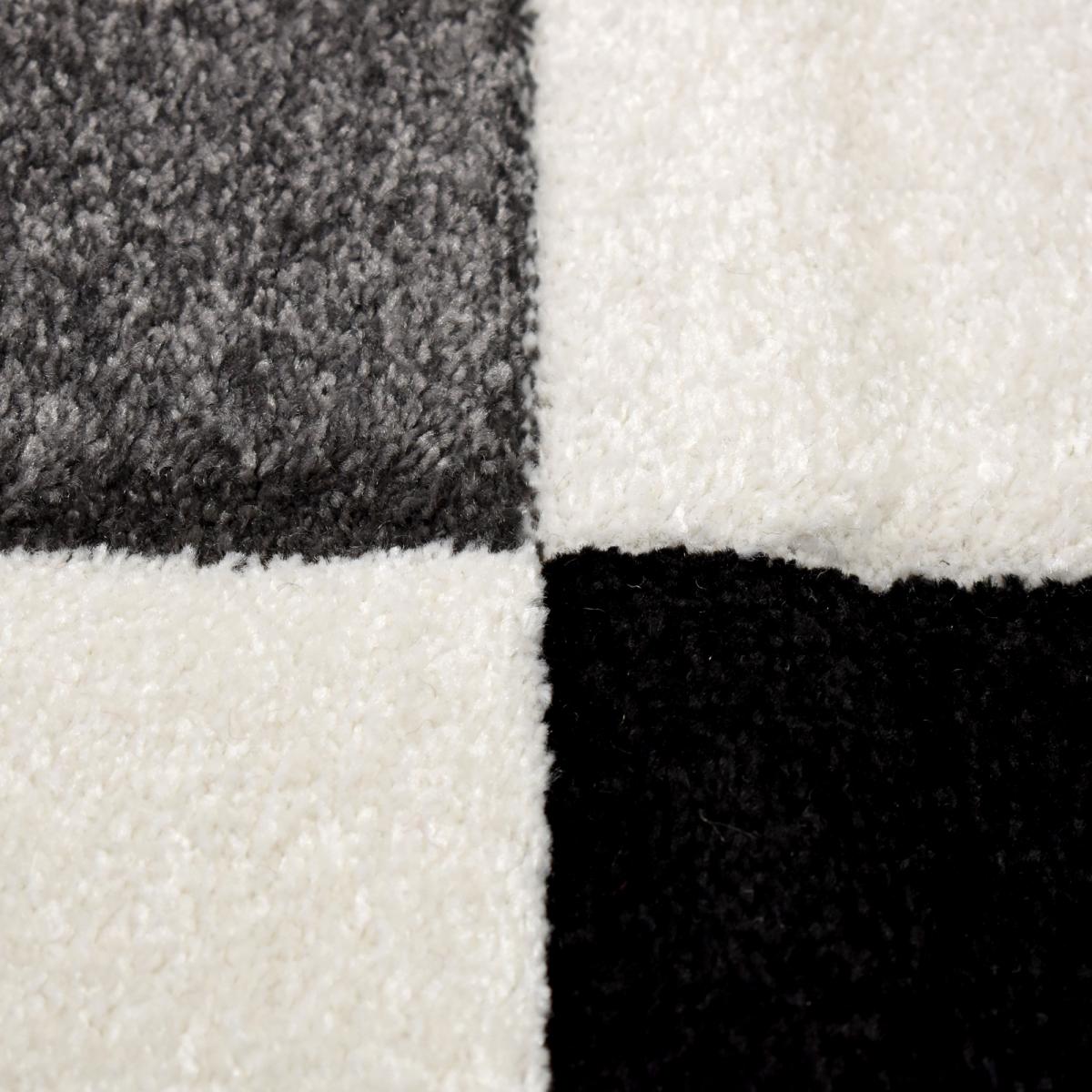 Tapis salon et chambre tissé motif géométrique DIAVIRGULE — vue 5