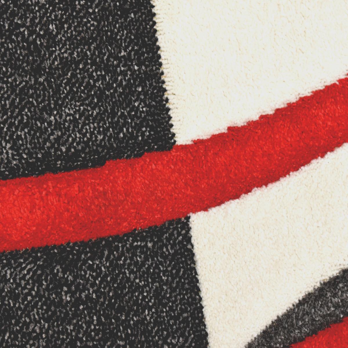 Tapis salon et chambre tissé motif géométrique DIAVIRGULE — vue 6