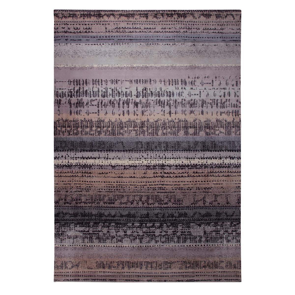 Tapis salon et chambre tissé en acrylique motif faux uni GREDGE