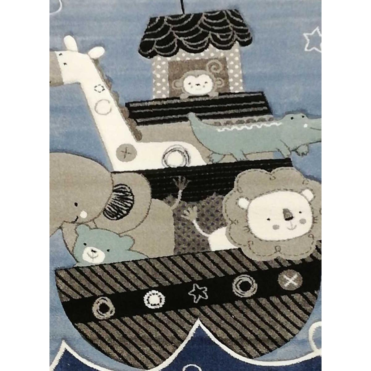 Tapis enfant tissé motif animaux ETELDA — vue 4