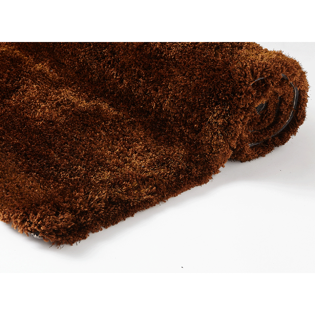 Tapis shaggy fait main motif uni PRESTIGE — vue 4