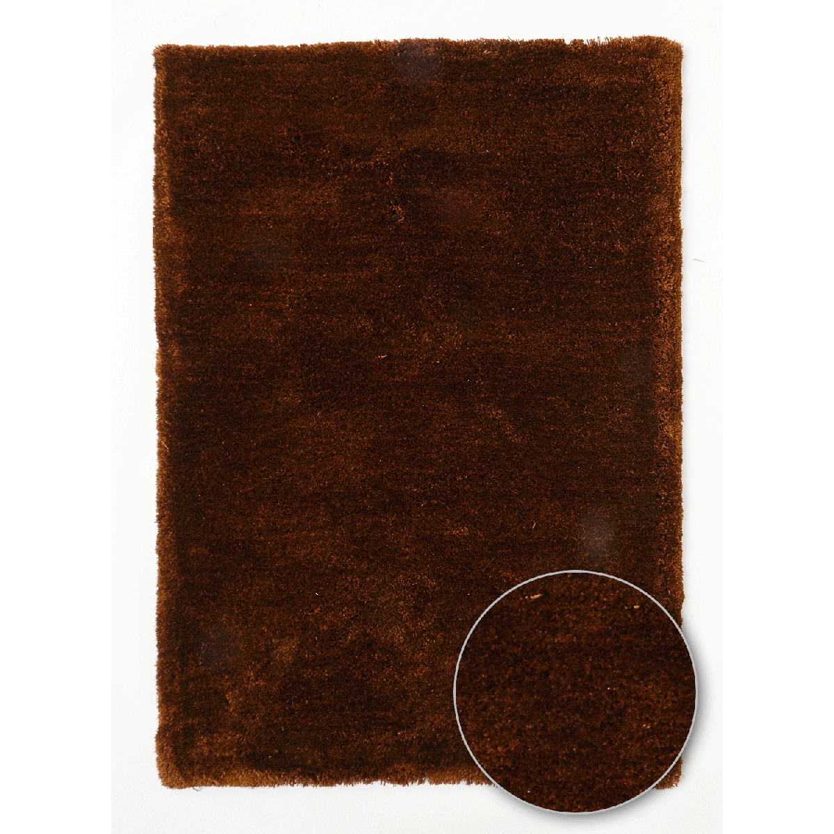 Tapis shaggy fait main motif uni PRESTIGE — vue 5