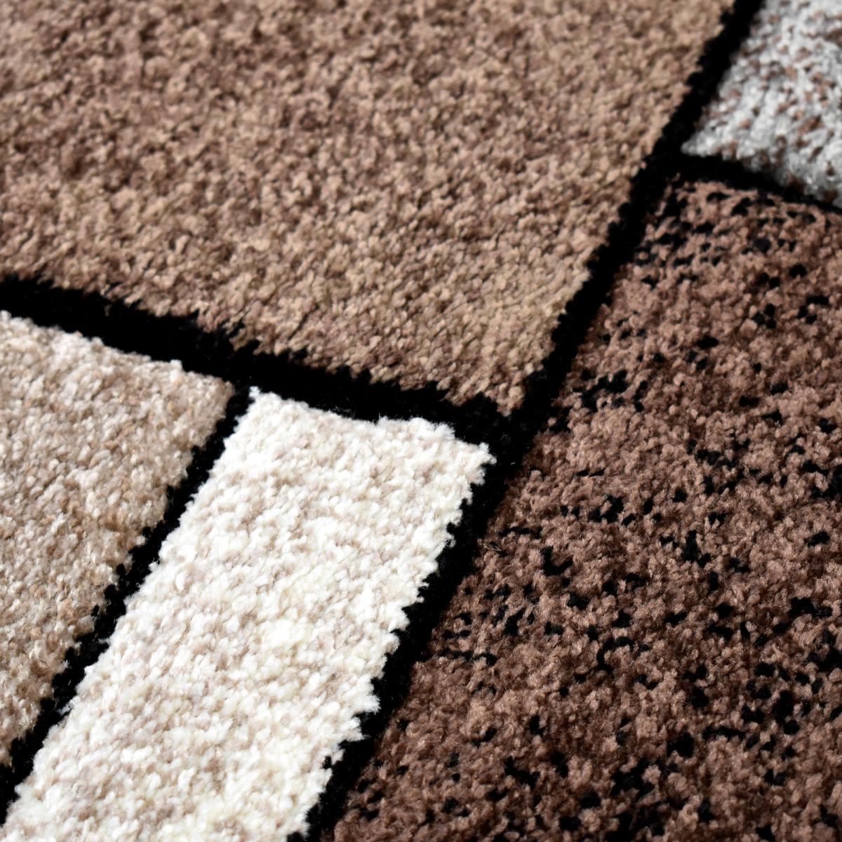 Tapis pour une chambre ou une entrée tissé motif géométrique LYN8 GEOME — vue 6