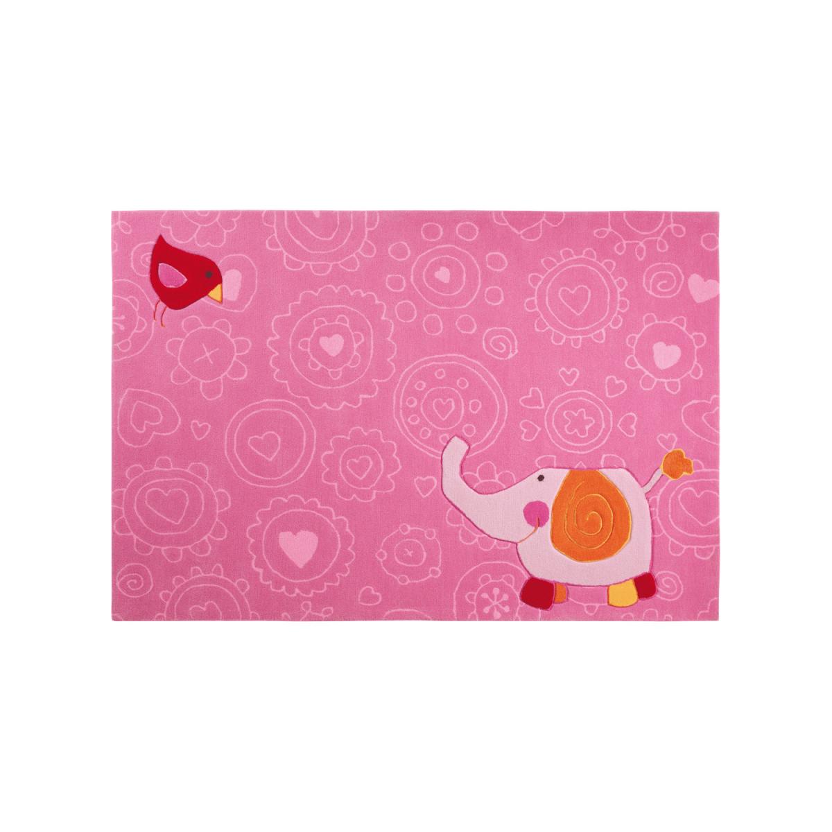 Tapis enfant fait main en acrylique HAPPY FIL