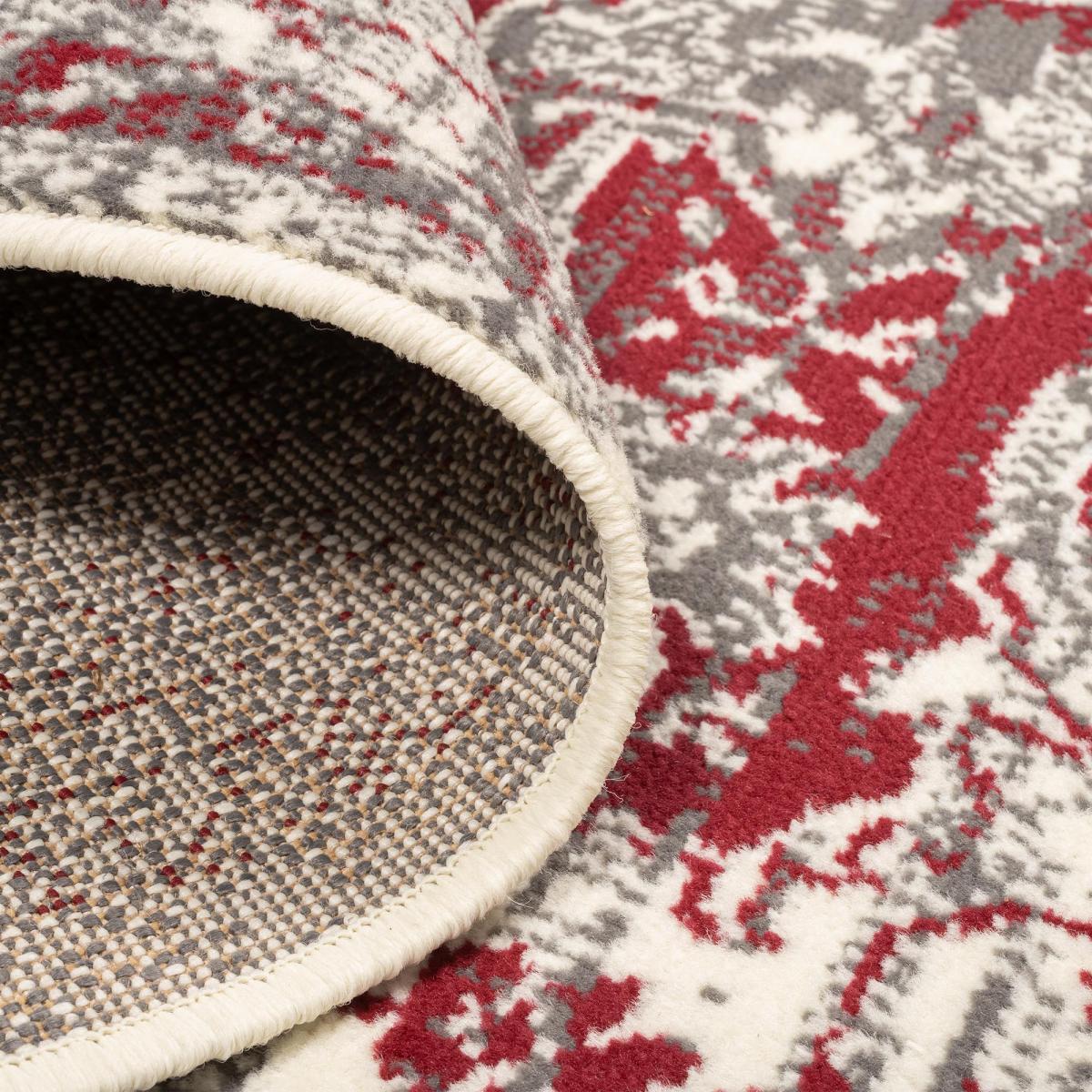 Tapis salon motif oriental vintage, ornements délicats, LYN1 VINT — vue 6