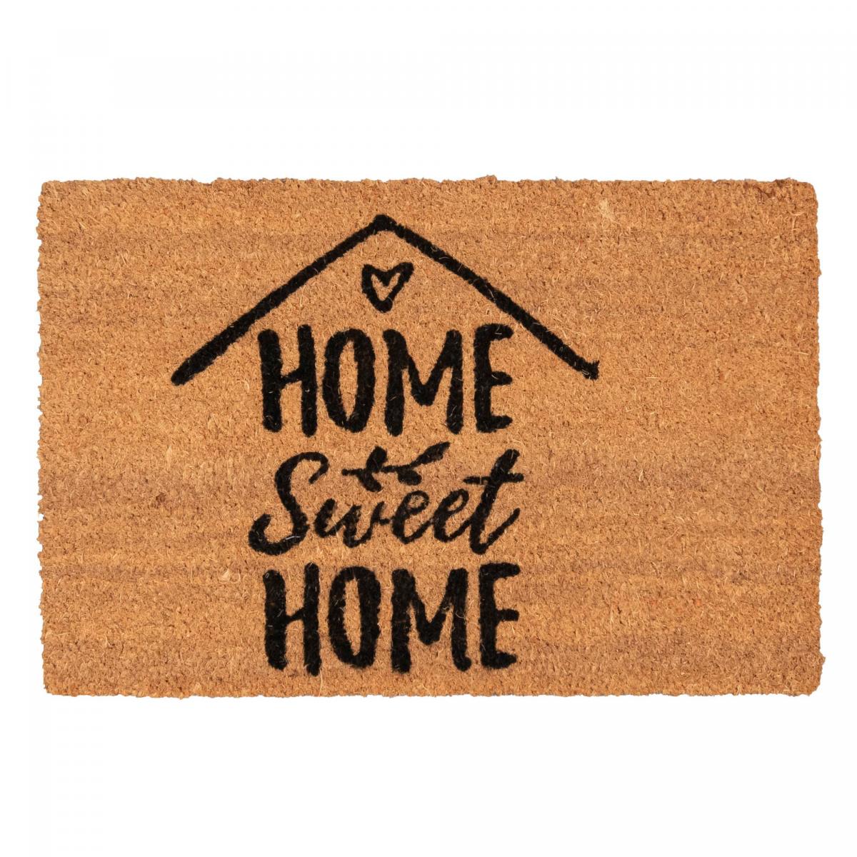 Paillasson motif texte en relief, chaleureux, HOME SWEET HOME 3