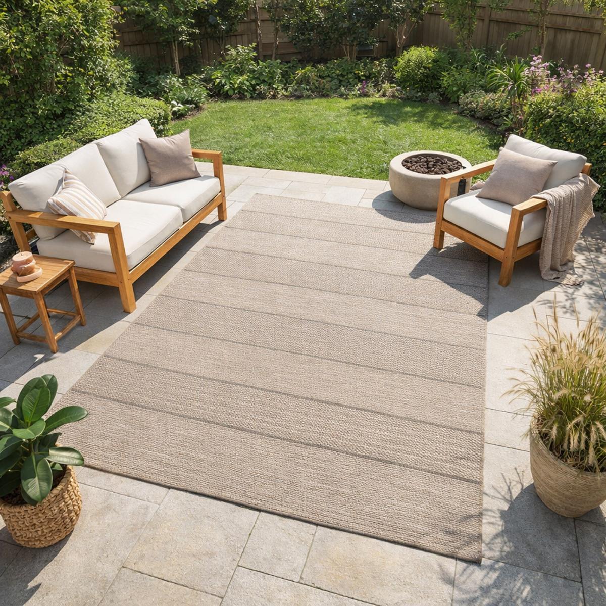 Tapis exterieur ISABELLA, structure robuste, idéal extérieur — vue 3