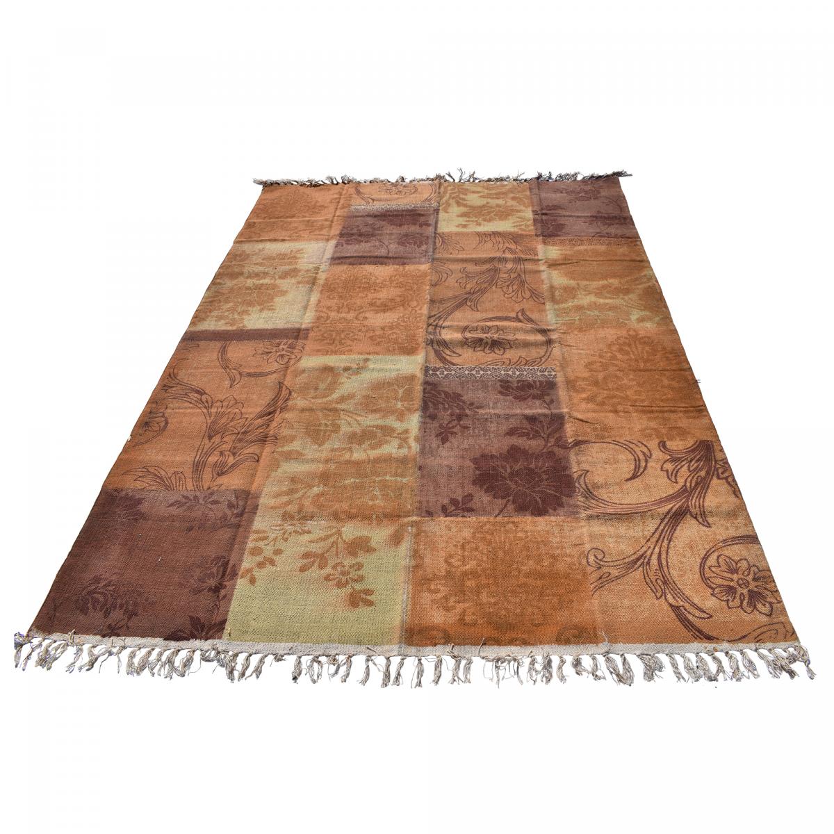 Tapis kilim fait main en coton motif ethnique — vue 4