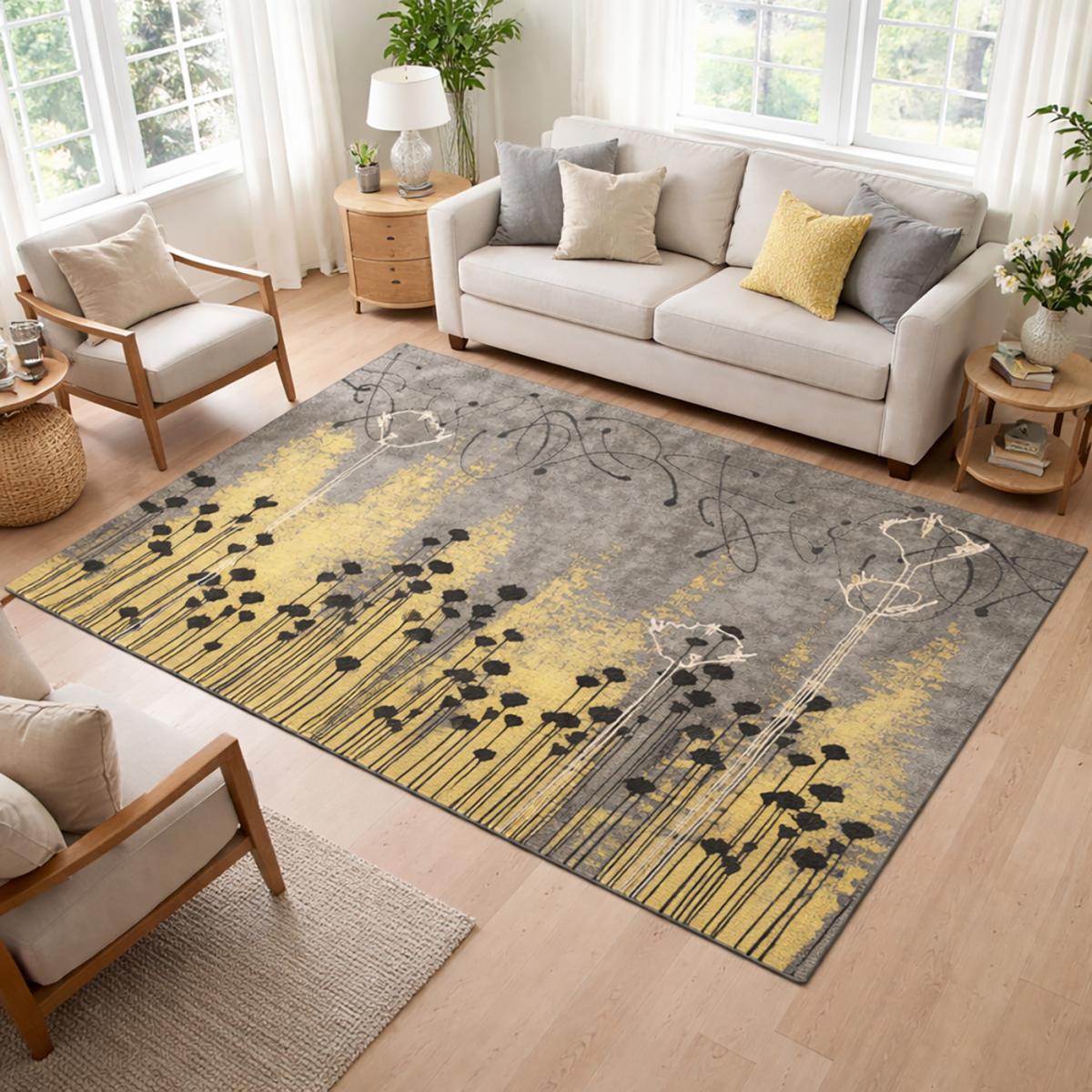 Tapis salon JOLN , tapis en coton — vue 3