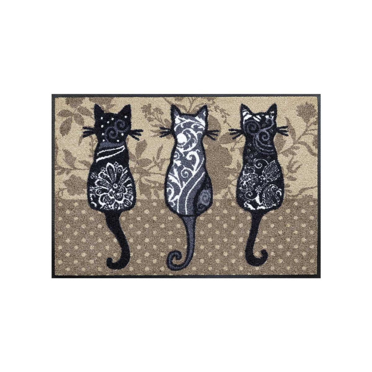 Paillasson tissé motif animaux KATBANDE