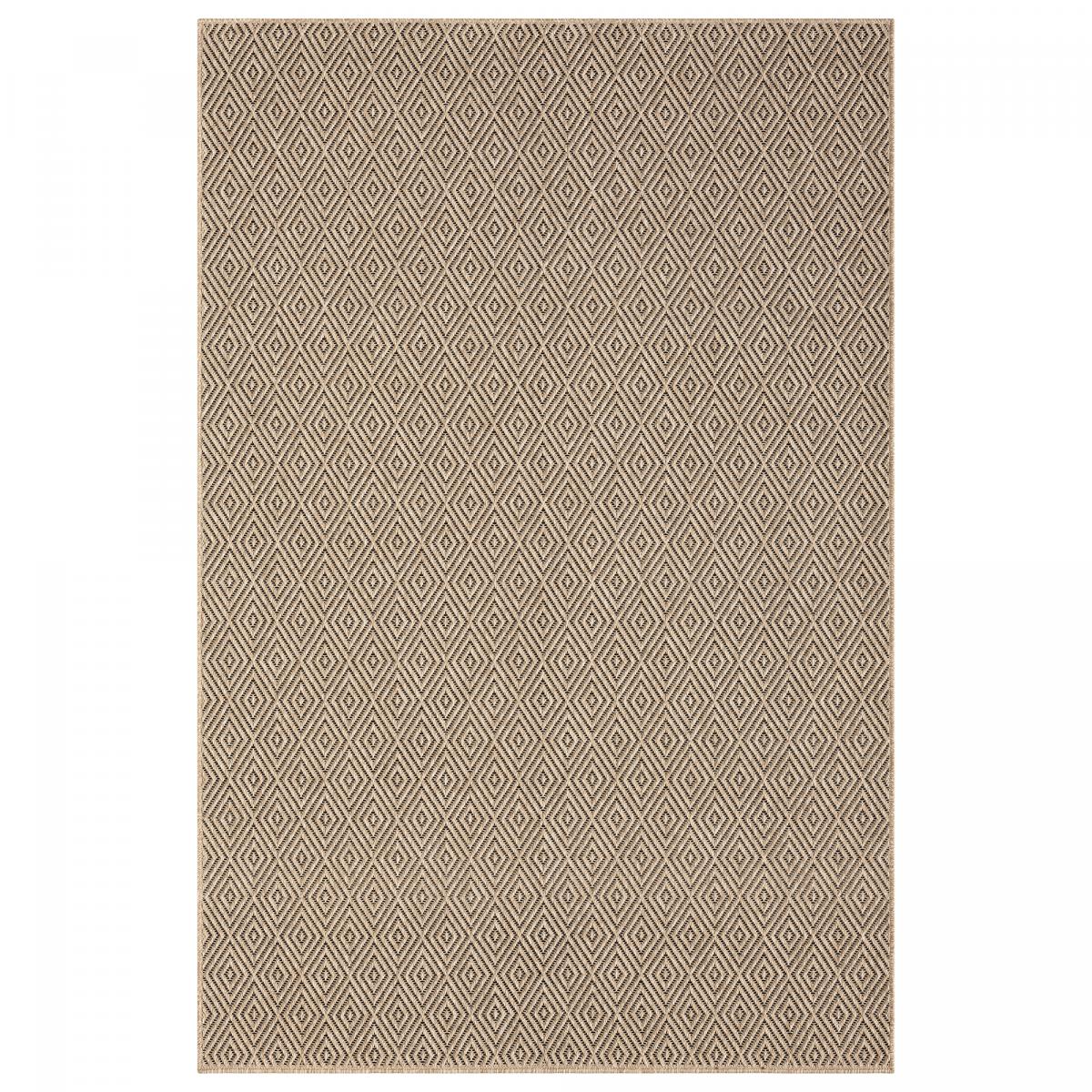 Tapis extérieur intérieur LYN13 REZY 3 aspect jute ton sur ton