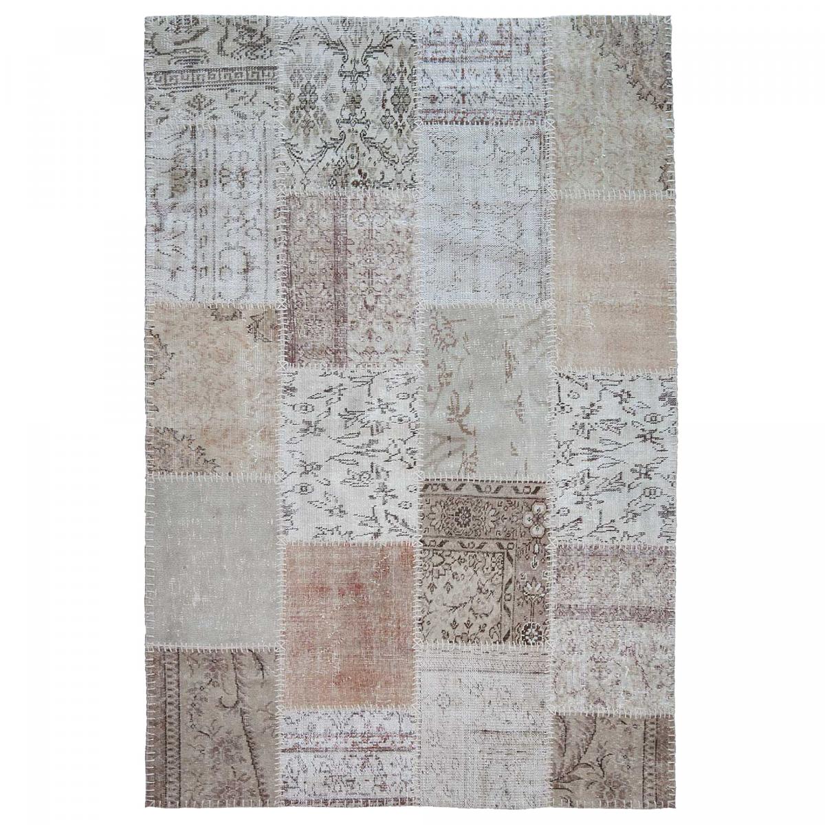 Tapis chambre fait main en laine motif traditionnel