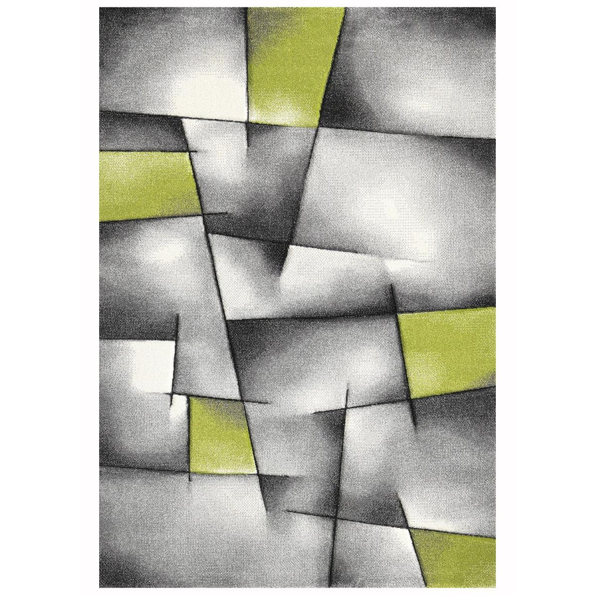 Tapis salon et chambre tissé motif géométrique PAR 3D